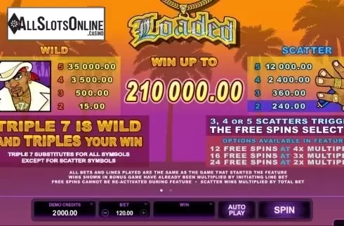 Screen2. Loaded from Microgaming