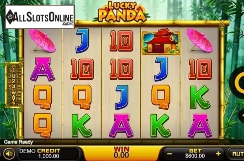 Reels screen. Lucky Panda (PlayStar) from PlayStar
