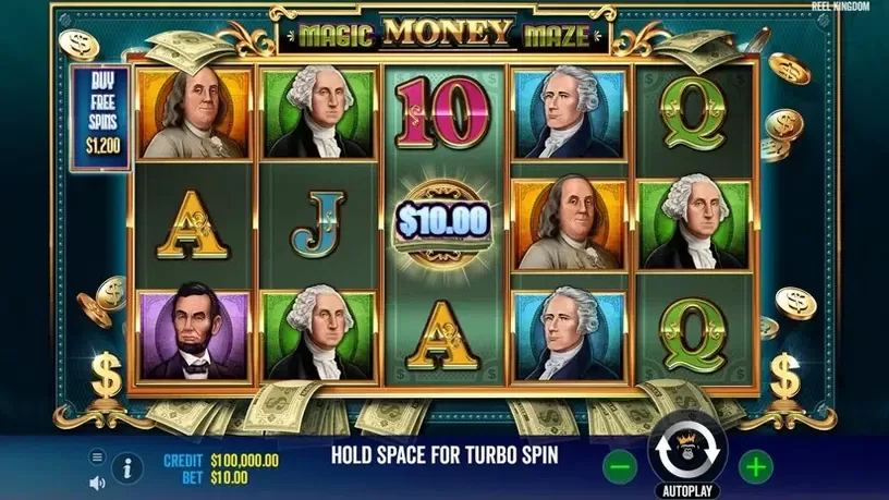 Magic Money Maze slot screenshot 1