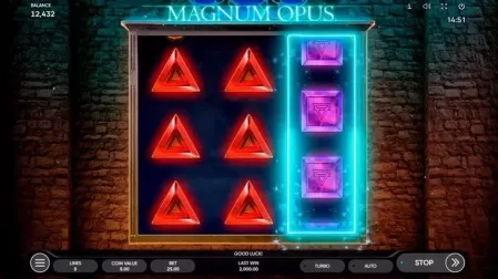 Magnum Opus slot screenshot 3