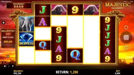 Majestic Megaways slot screenshot 2