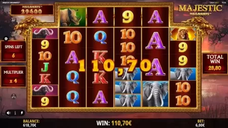 Majestic Megaways slot screenshot 6