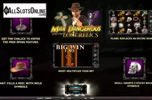 Intro screen