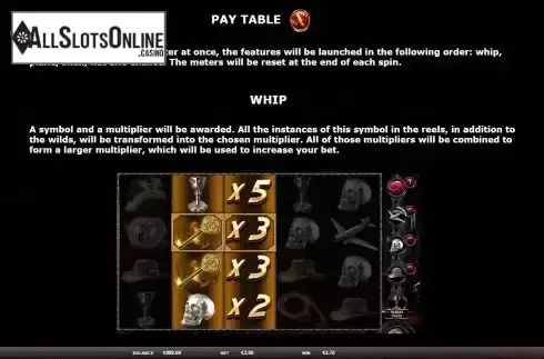 Whip meter screen