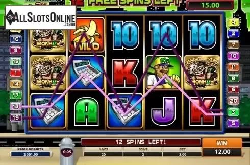 Screen 5. Money Mad Monkey from Microgaming