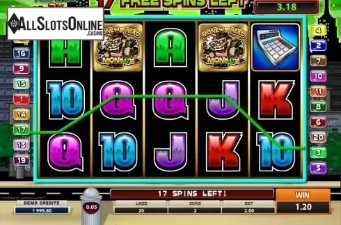Screen 4. Money Mad Monkey from Microgaming