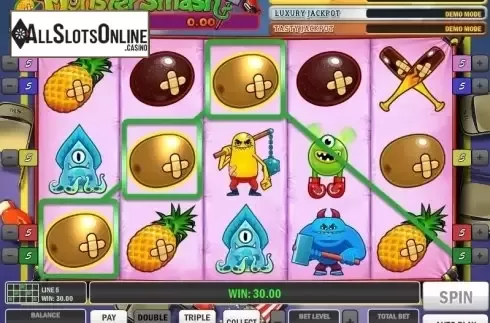 Screen 4. Monster Smash from Play'n Go