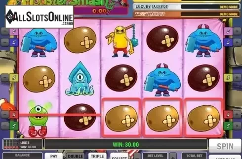 Screen 3. Monster Smash from Play'n Go