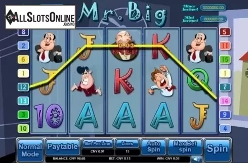 Win Screen. Mr. Big from Aiwin Games
