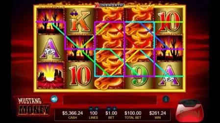 Mustang Money slot screenshot 3
