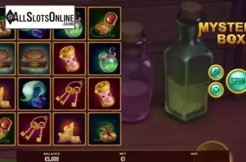 Reel Screen. Mystery Box from Golden Hero