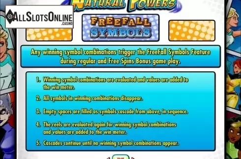 Screen3. Natural Powers from IGT
