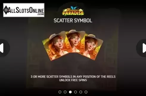 Scatter symbol screen