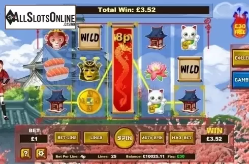 Win Screen 3. Ninja Fortune from MikoApps