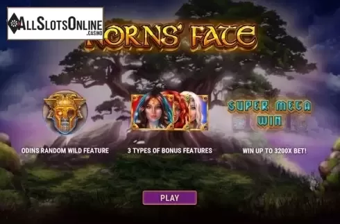 Start Screen. Norns Fate from GameArt