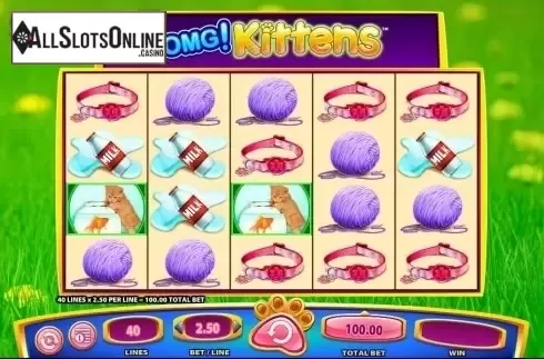 Reels screen. OMG! Kittens from WMS