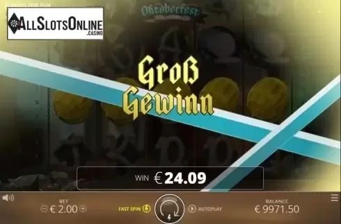 Big Win. Oktoberfest (Nolimitcity) from Nolimit City