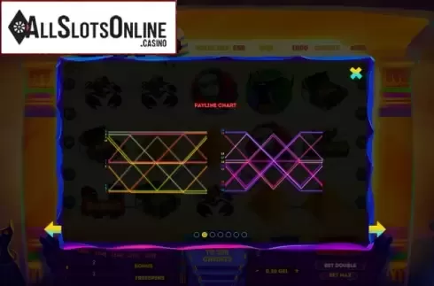 Paytable. Pharaon Slot from Smartsoft Gaming
