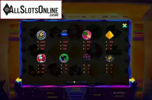 Symbols. Pharaon Slot from Smartsoft Gaming