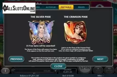 Features 2. Pixie Magic from Nucleus Gaming