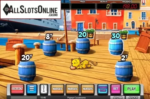 Bonus Game 2. Popeye Cazatesoros from MGA