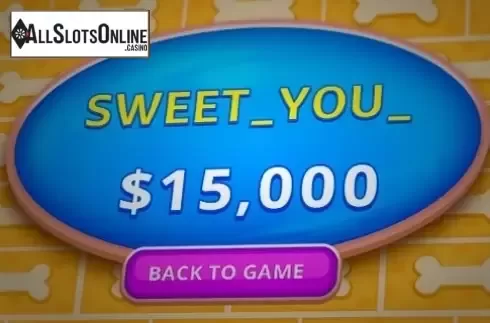 Win Screen. Puppy Spins from NetoPlay