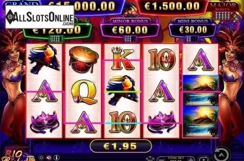 Win screen. Rio Riches - Stacked Up from Ainsworth