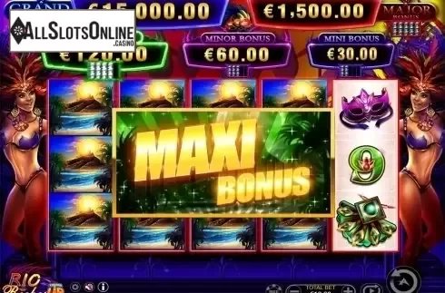 Maxi bonus win screen. Rio Riches - Stacked Up from Ainsworth