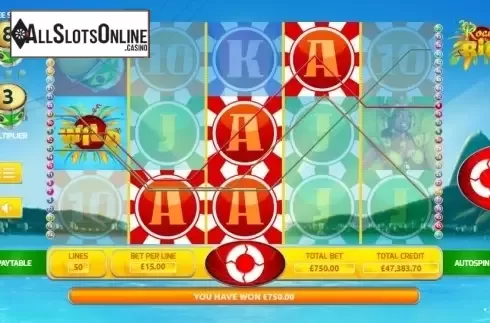 Win screen 1. Road to Rio from The Games Company