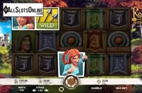 Wild win screen 2. Robin of sherwood (Rabcat) from Rabcat