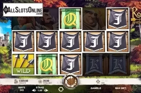 Wild win screen 3. Robin of sherwood (Rabcat) from Rabcat