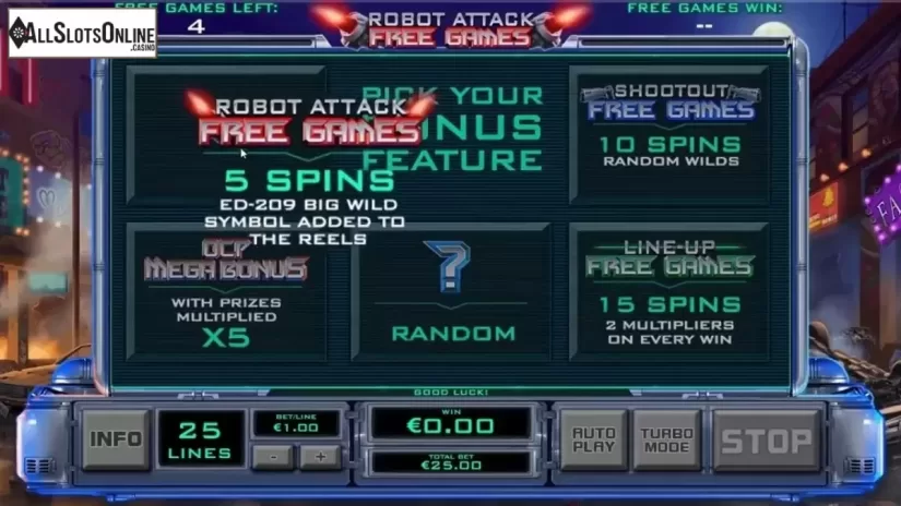 Screen 8. RoboCop from Playtech