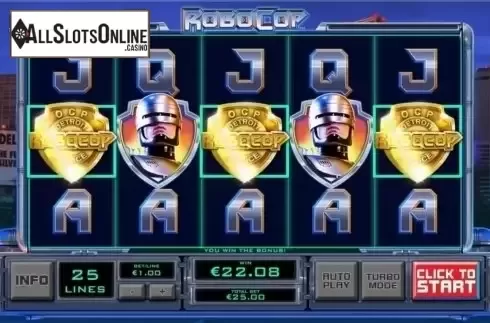 Screen 6. RoboCop from Playtech