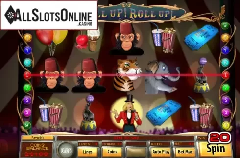 Win Screen2. Roll Up Roll Up from Saucify