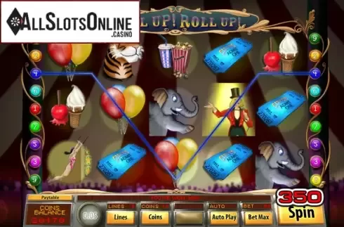 Win Screen. Roll Up Roll Up from Saucify