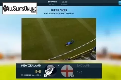 Reel screen. Rush Cricket Live from Inspired Gaming