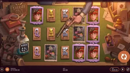 Sheriff Colt slot screenshot 1