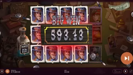 Sheriff Colt slot screenshot 2