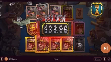 Sheriff Colt slot screenshot 5