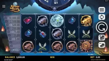 Silver Seas slot screenshot 1