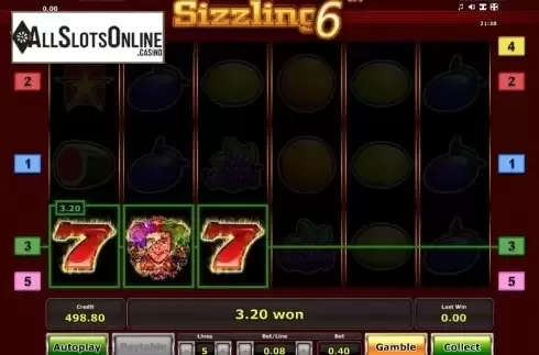 Wild. Sizzling 6 from Greentube