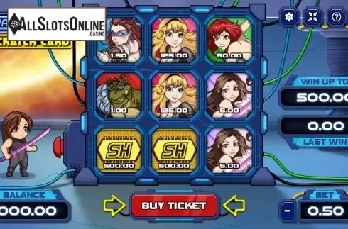 Reel Screen. Space Hunters Scratch Card from PlayPearls