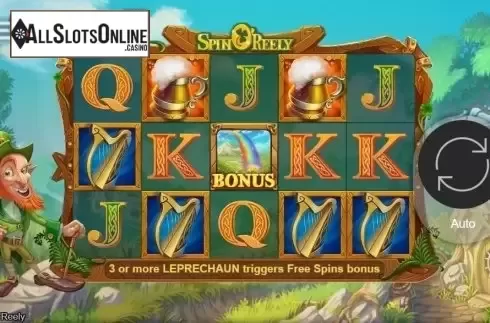 Reel Screen. Spin O'Reely from bet365 Software