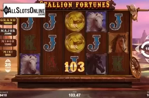 Win Screen 2. Stallion Fortunes from Pariplay