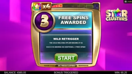 Star Clusters Megaclusters slot screenshot 3