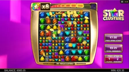 Star Clusters Megaclusters slot screenshot 4