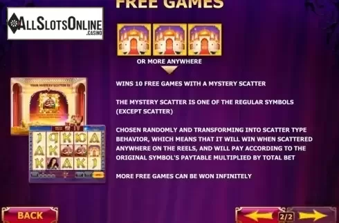 Paytable 2. Sultan's Gold from Playtech