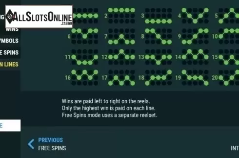 Paylines. Super Big Wilds from Slot Factory