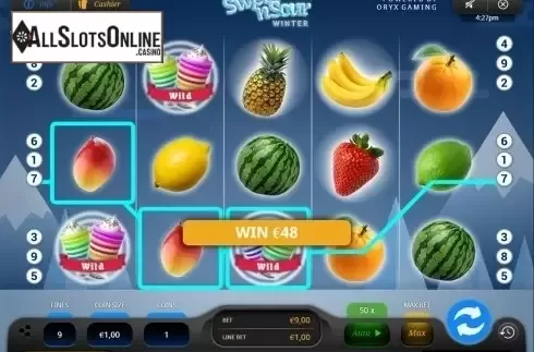 Win screen 2. Sweet n' Sour Winter from Oryx