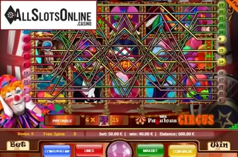 Screen4. The Circus from Portomaso Gaming